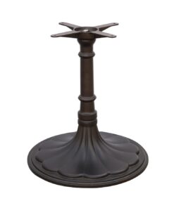 Ornate cast iron table base