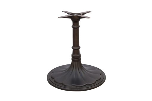 Ornate cast iron table base