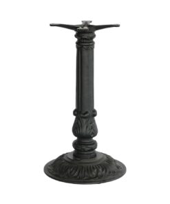 Ornate cast iron table base