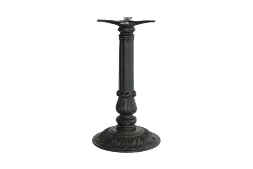 Ornate cast iron table base